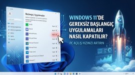 Windows 11'de bilgisayarınızın açılış hızını artırmak için gereksiz başlangıç uygulamalarını kapatmanın iki ana yöntemini keşfedin. Görev Yöneticisi veya Ayarlar menüsü üzerinden kolayca uygulayabileceğiniz bu işlem, bilgisayarınızın performansını önemli ölçüde artırır ve daha akıcı bir deneyim sunar.